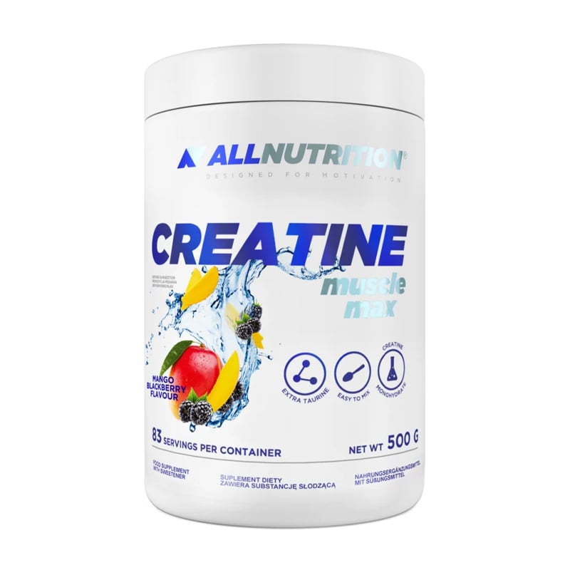 Креатин AllNutrition Creatine Muscle Max Манго та ожина, в порошку, 500 г